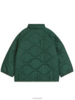 ARKET kleding 0DXJP1681 groente gewatteerd jasje kinderen - Image 2