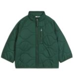 ARKET kleding 0DXJP1681 groente gewatteerd jasje kinderen