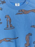 ARKET kleding 0DXJP1686 blauw/cheetah ontspannen sweatshirt kinderen - Image 3