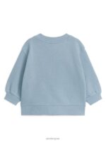 ARKET kleding 0DXJP1687 stoffig blauw katoenen sweatshirt kinderen - Image 2