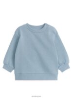 ARKET kleding 0DXJP1687 stoffig blauw katoenen sweatshirt kinderen