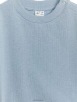 ARKET kleding 0DXJP1687 stoffig blauw katoenen sweatshirt kinderen - Image 3