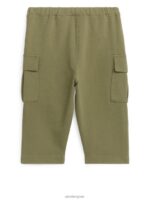 ARKET kleding 0DXJP1689 kaki groen jersey utility-broek kinderen - Image 2