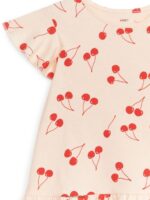ARKET kleding 0DXJP1690 licht sinaasappel/kersen Jerseyjurk met ruches kinderen - Image 3
