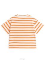 ARKET kleding 0DXJP1697 gebroken wit/oranje T-shirt met korte mouwen kinderen - Image 2