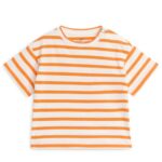 ARKET kleding 0DXJP1697 gebroken wit/oranje T-shirt met korte mouwen kinderen