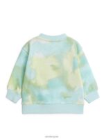 ARKET kleding 0DXJP1698 blauw/tie-dye katoenen sweatshirt kinderen - Image 2