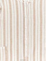 ARKET kleding 0DXJP1700 beige/strepen linnen rompertje kinderen - Image 3