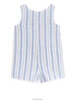 ARKET kleding 0DXJP1701 blauw/strepen mouwloze katoen-linnen romper kinderen - Image 2