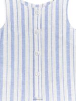 ARKET kleding 0DXJP1701 blauw/strepen mouwloze katoen-linnen romper kinderen - Image 3