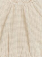 ARKET kleding 0DXJP1702 beige/geruit mouwloze seersucker top kinderen - Image 3