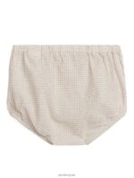ARKET kleding 0DXJP1703 beige/ruit seersucker bloeiers kinderen - Image 2