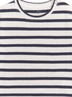 ARKET kleding 0DXJP1723 donkerblauw/wit T-shirt met korte mouwen kinderen - Image 3