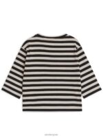 ARKET kleding 0DXJP1735 zwart/beige top met lange mouwen kinderen - Image 2