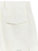 ARKET kleding 0DXJP173 wit cargobroek van linnenmix vrouwen - Image 2