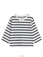 ARKET kleding 0DXJP1766 wit Blauw top met lange mouwen kinderen
