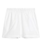 ARKET kleding 0DXJP185 wit katoenen korte broek vrouwen