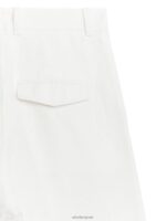 ARKET kleding 0DXJP189 wit linnen broek vrouwen - Image 2