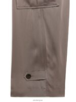 ARKET kleding 0DXJP200 wrat satijnen cargobroek vrouwen - Image 2