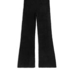 ARKET kleding 0DXJP204 zwart gebreide bouclébroek vrouwen