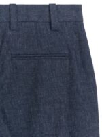 ARKET kleding 0DXJP205 blauw uitlopende linnen broek vrouwen - Image 2