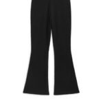 ARKET kleding 0DXJP207 zwart uitlopende bouclébroek vrouwen