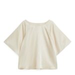 ARKET kleding 0DXJP20 gebroken wit geweven bovenkant vrouwen