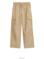 ARKET kleding 0DXJP211 beige cargobroek vrouwen