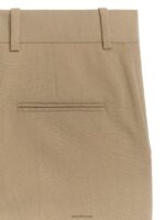 ARKET kleding 0DXJP214 donker beige wijde hopzakwollen broek vrouwen - Image 2