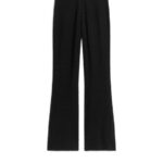 ARKET kleding 0DXJP221 zwart uitlopende bouclébroek vrouwen
