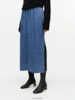 ARKET kleding 0DXJP248 blauw maxi-denimrok vrouwen - Image 2