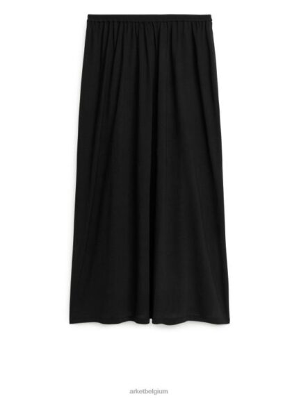 ARKET kleding 0DXJP257 zwart jersey rok vrouwen