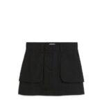 ARKET kleding 0DXJP260 zwart cargo-minirok vrouwen