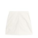 ARKET kleding 0DXJP271 wit minirok van katoenkeperstof vrouwen