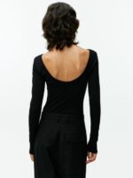 ARKET kleding 0DXJP277 zwart Jersey top met ronde hals vrouwen - Image 3