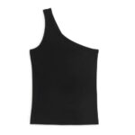 ARKET kleding 0DXJP279 zwart één schoudertop vrouwen