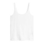 ARKET kleding 0DXJP282 wit geribbelde tanktop vrouwen