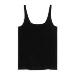 ARKET kleding 0DXJP283 zwart geribbelde tanktop vrouwen
