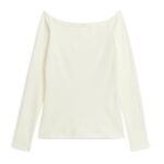 ARKET kleding 0DXJP285 gebroken wit off-shoulder topje kinderen