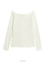 ARKET kleding 0DXJP285 gebroken wit off-shoulder topje kinderen - Image 5