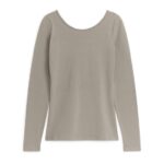 ARKET kleding 0DXJP292 wrat Jersey top met ronde hals vrouwen