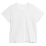 ARKET kleding 0DXJP296 wit lichtgewicht katoenen t-shirt vrouwen