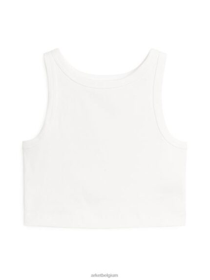 ARKET kleding 0DXJP304 wit cropped tanktopje vrouwen