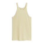 ARKET kleding 0DXJP308 beige geribde tanktop vrouwen