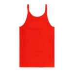 ARKET kleding 0DXJP313 rood geribde tanktop vrouwen
