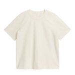 ARKET kleding 0DXJP316 gebroken wit zwaargewicht t-shirt vrouwen