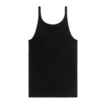 ARKET kleding 0DXJP320 zwart geribde tanktop vrouwen