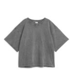 ARKET kleding 0DXJP323 zwart katoenen T-shirt vrouwen