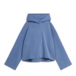 ARKET kleding 0DXJP325 blauw ontspannen hoodie vrouwen