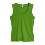 ARKET kleding 0DXJP330 groente geribde tanktop vrouwen